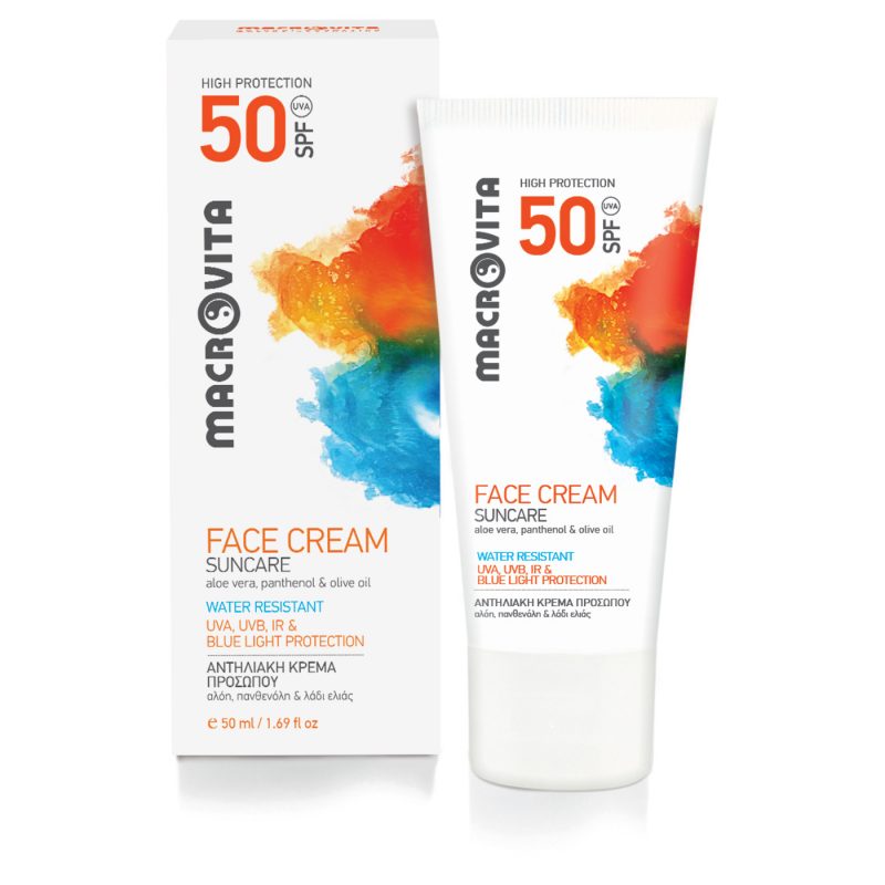 Αντηλιακή Κρέμα Προσώπου SPF50